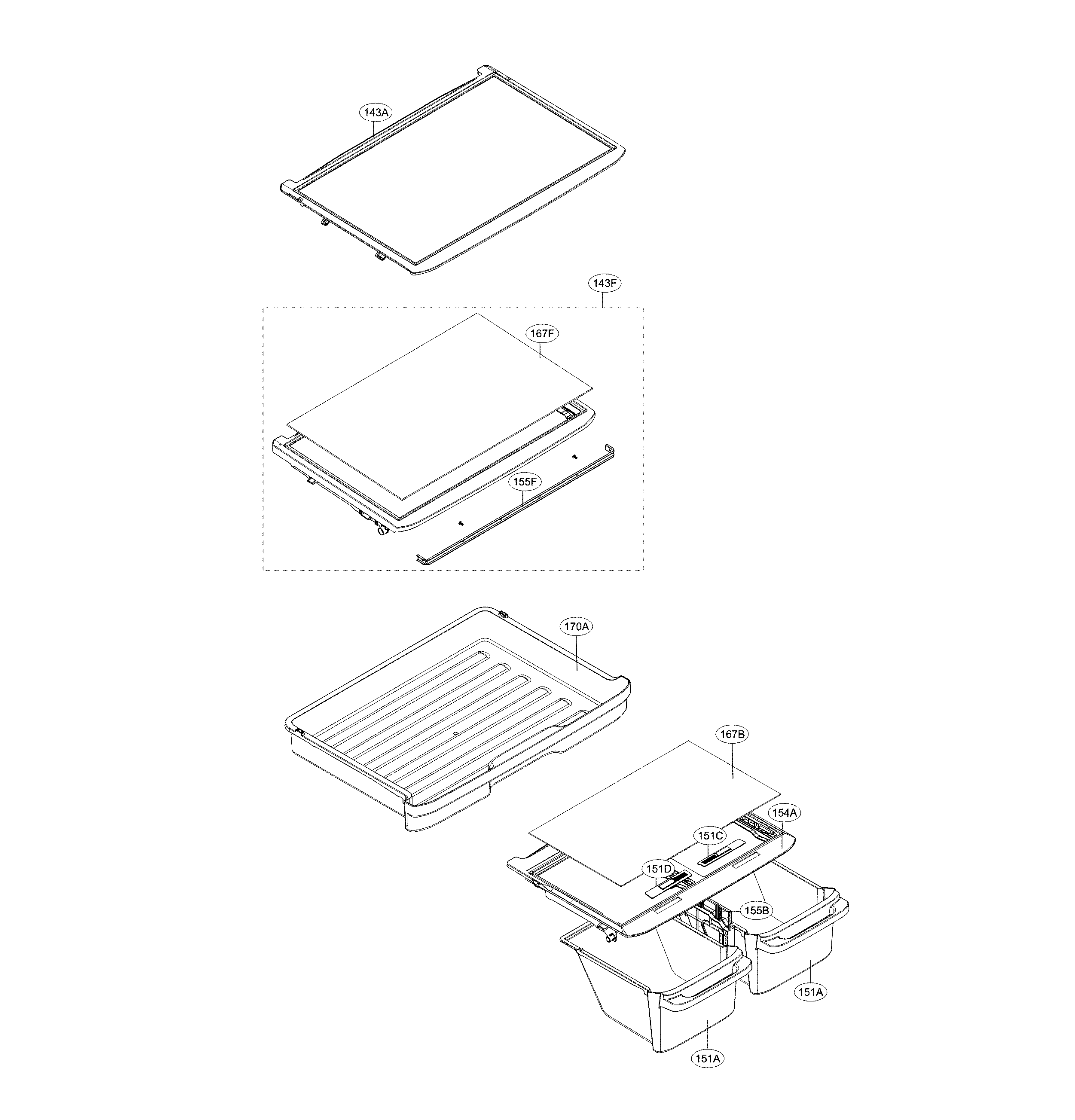 Refrigerator parts