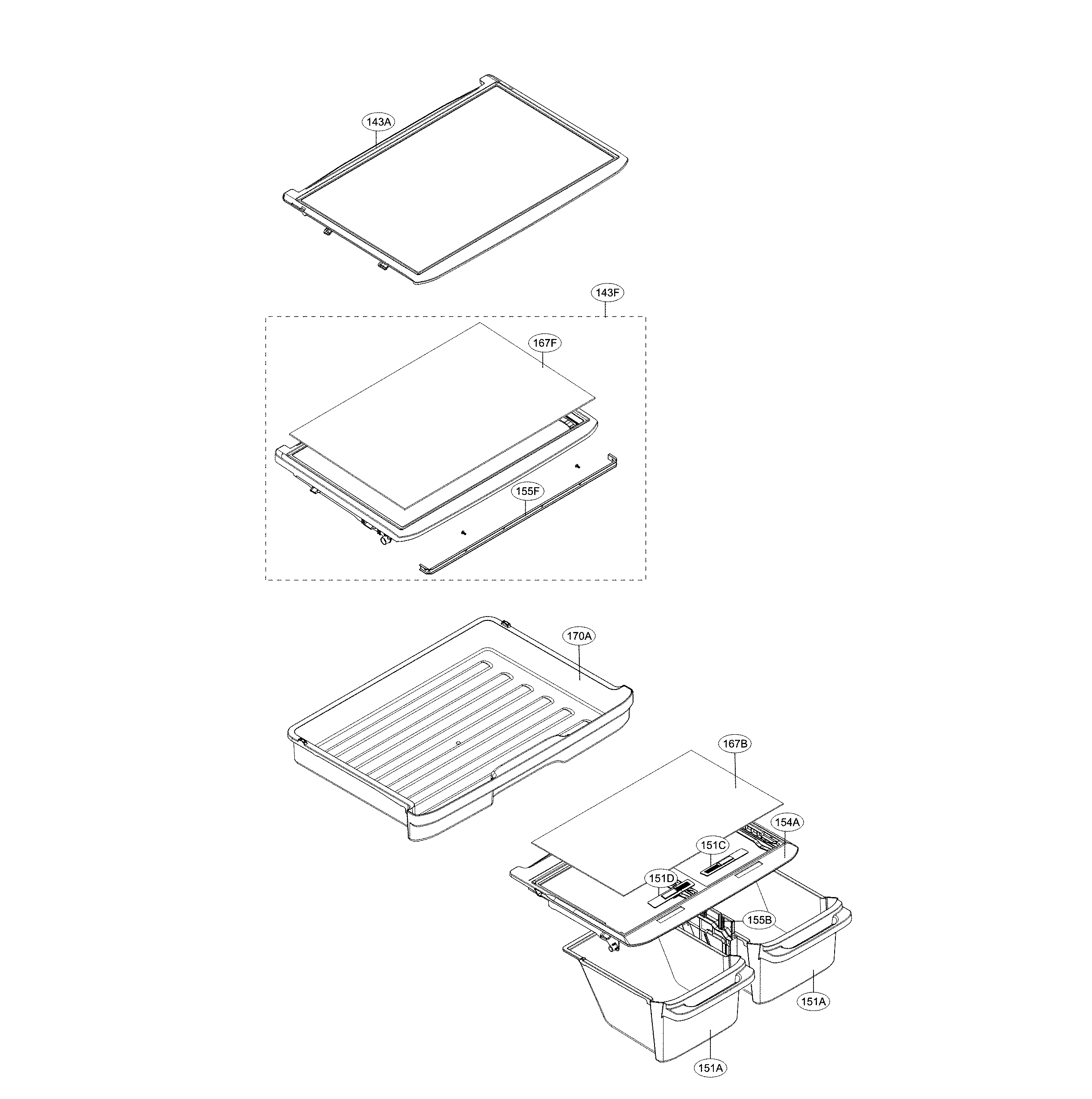 Refrigerator parts