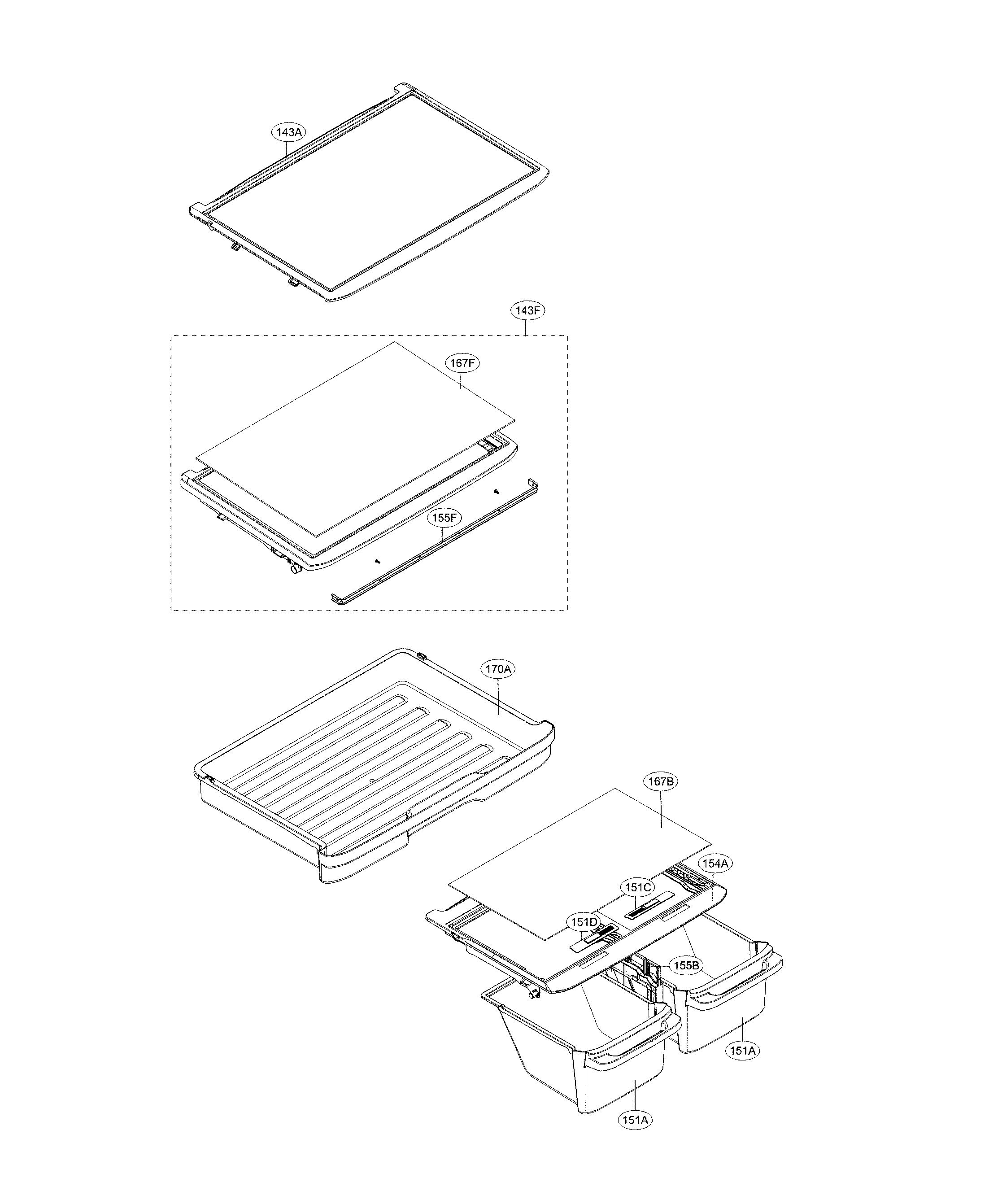 Refrigerator parts