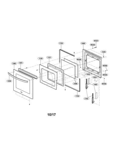 Upper door parts