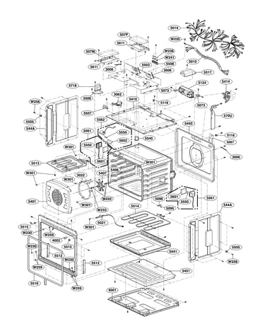 Upper cavity parts