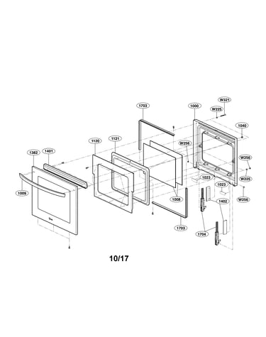 Upper door parts