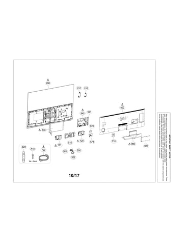 Exploded view parts