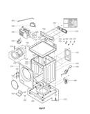 Cabinet and control parts
