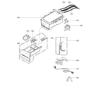 LG WM3270CW/00 dispenser parts diagram