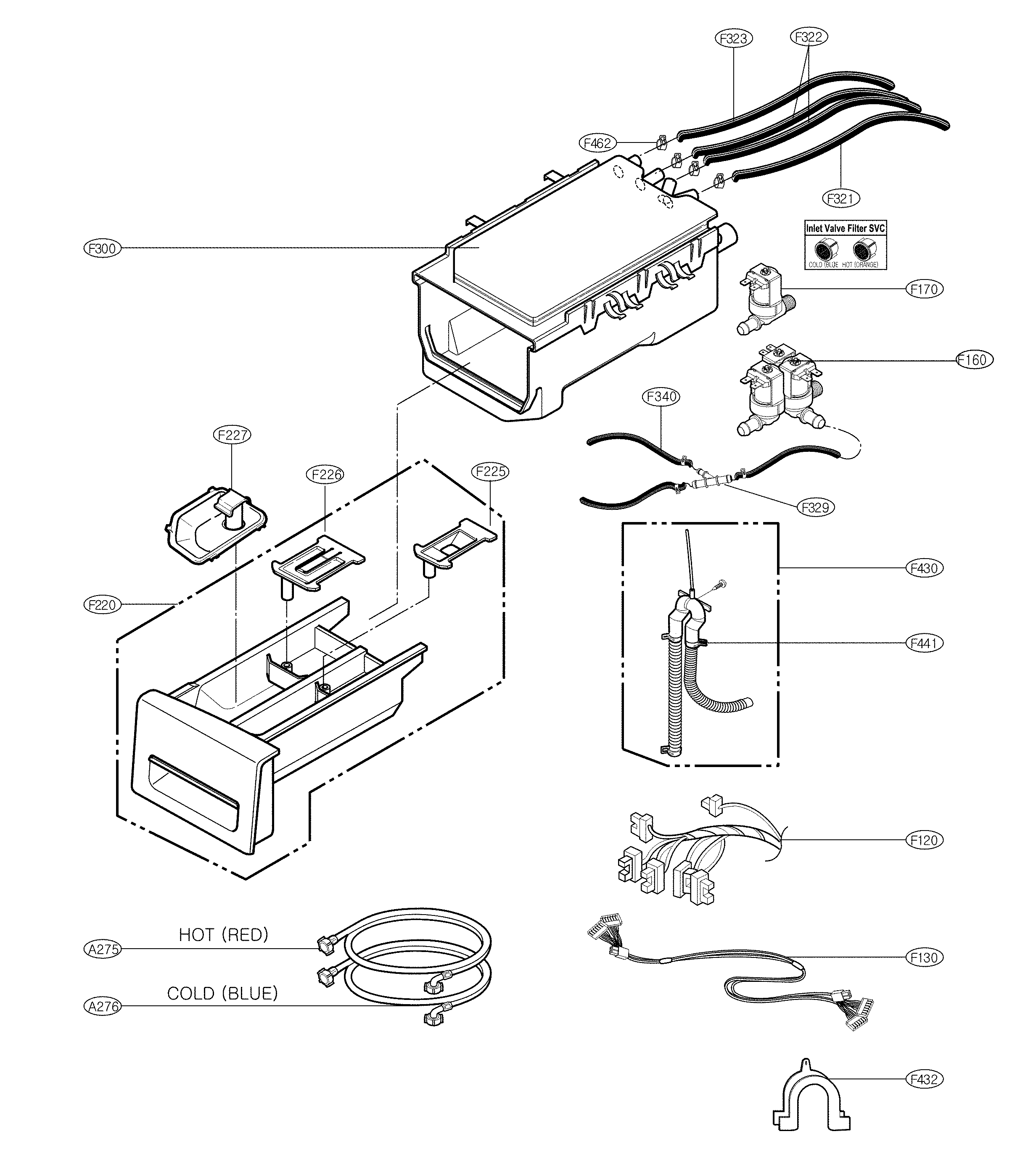 DISPENSER PARTS