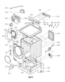 Cabinet and control parts