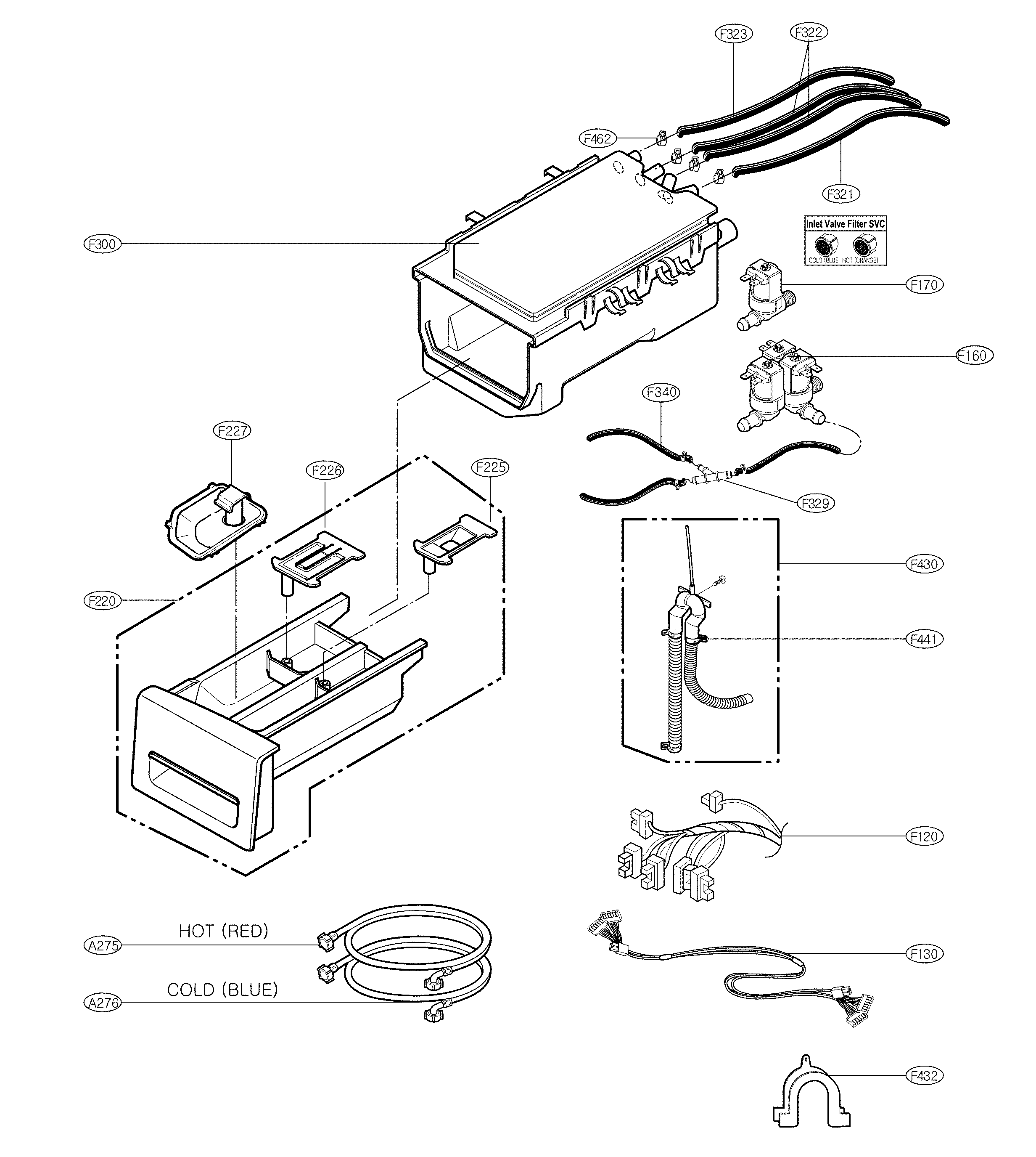 DISPENSER PARTS