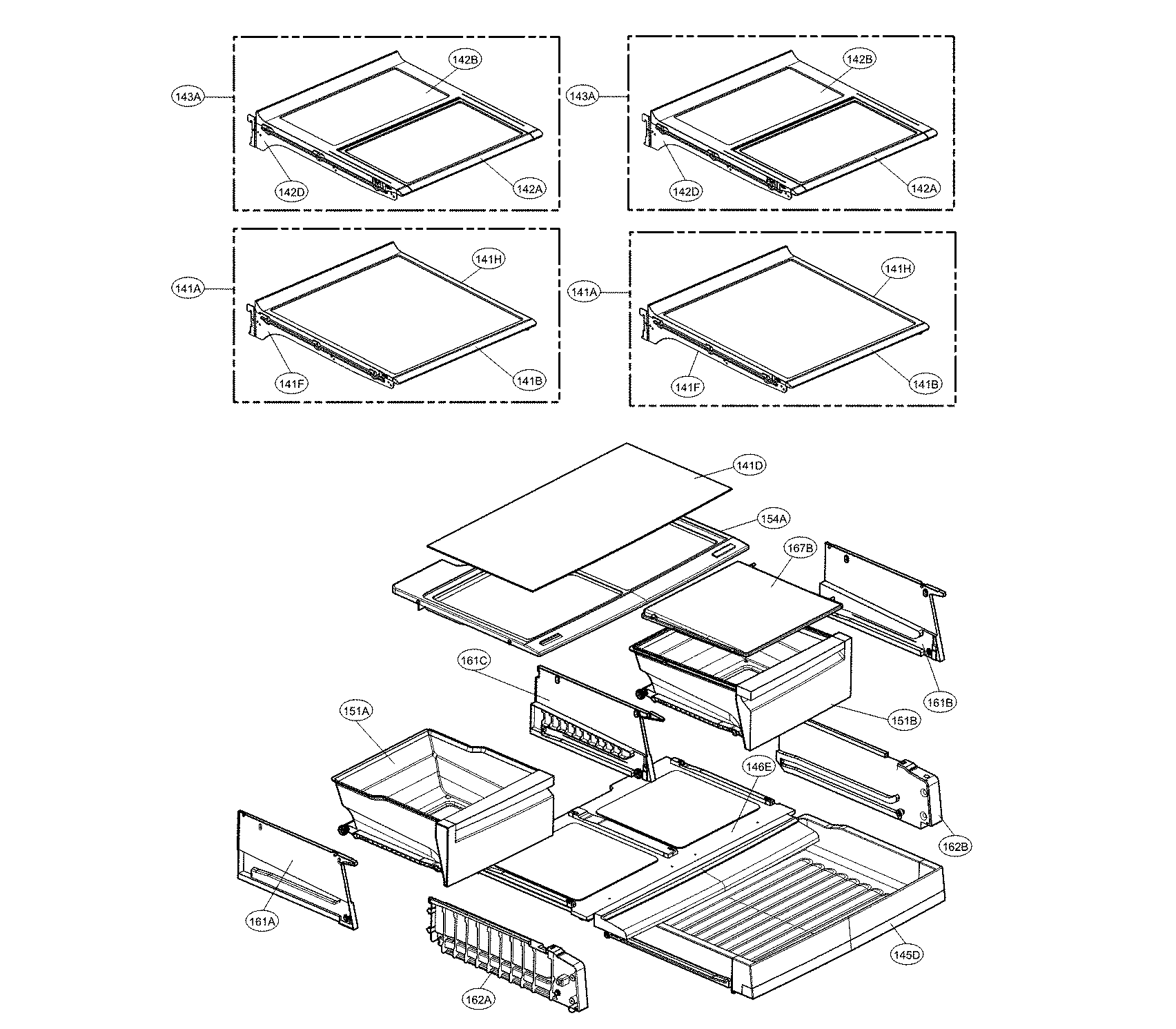 Refrigerator parts