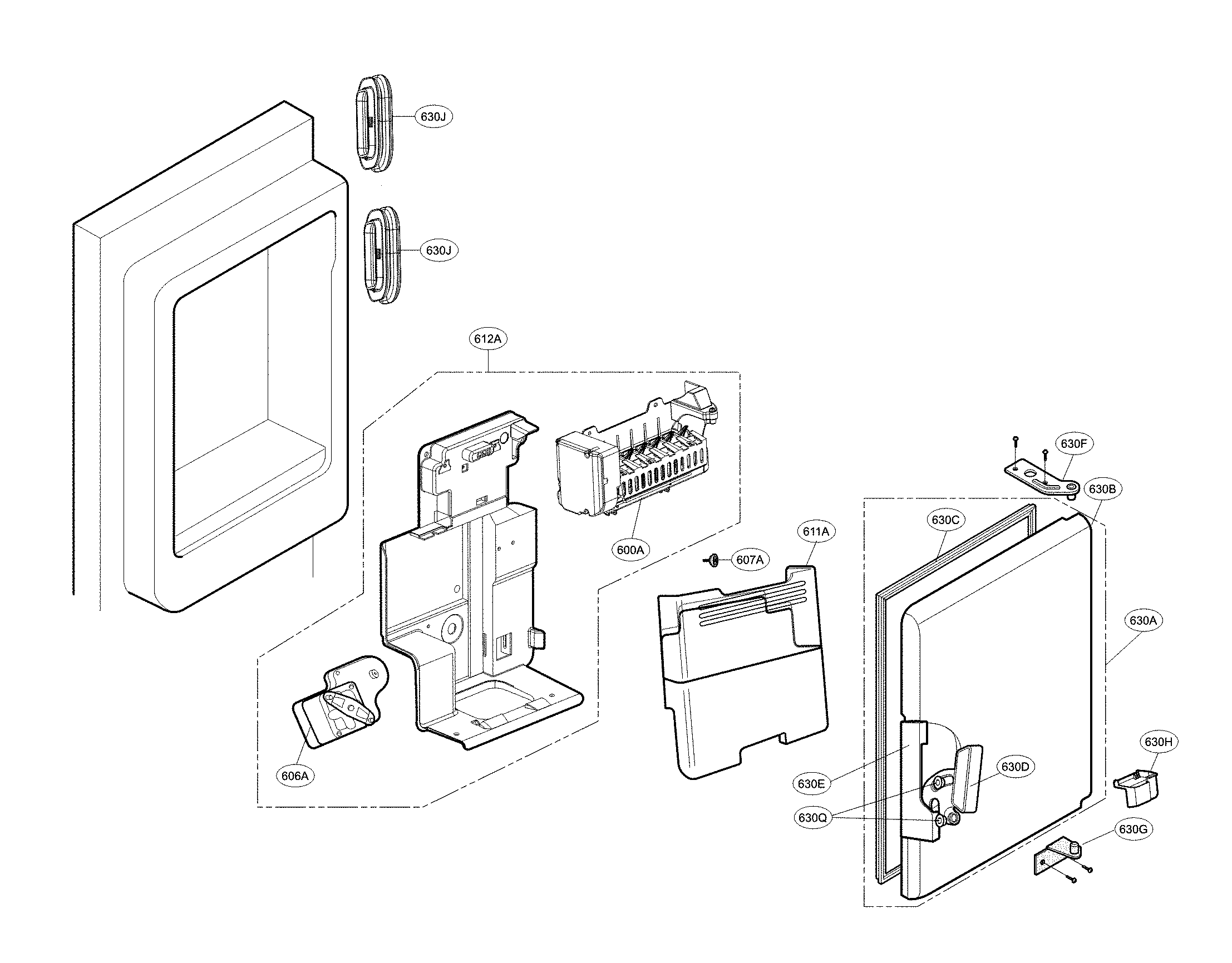 Ice maker parts