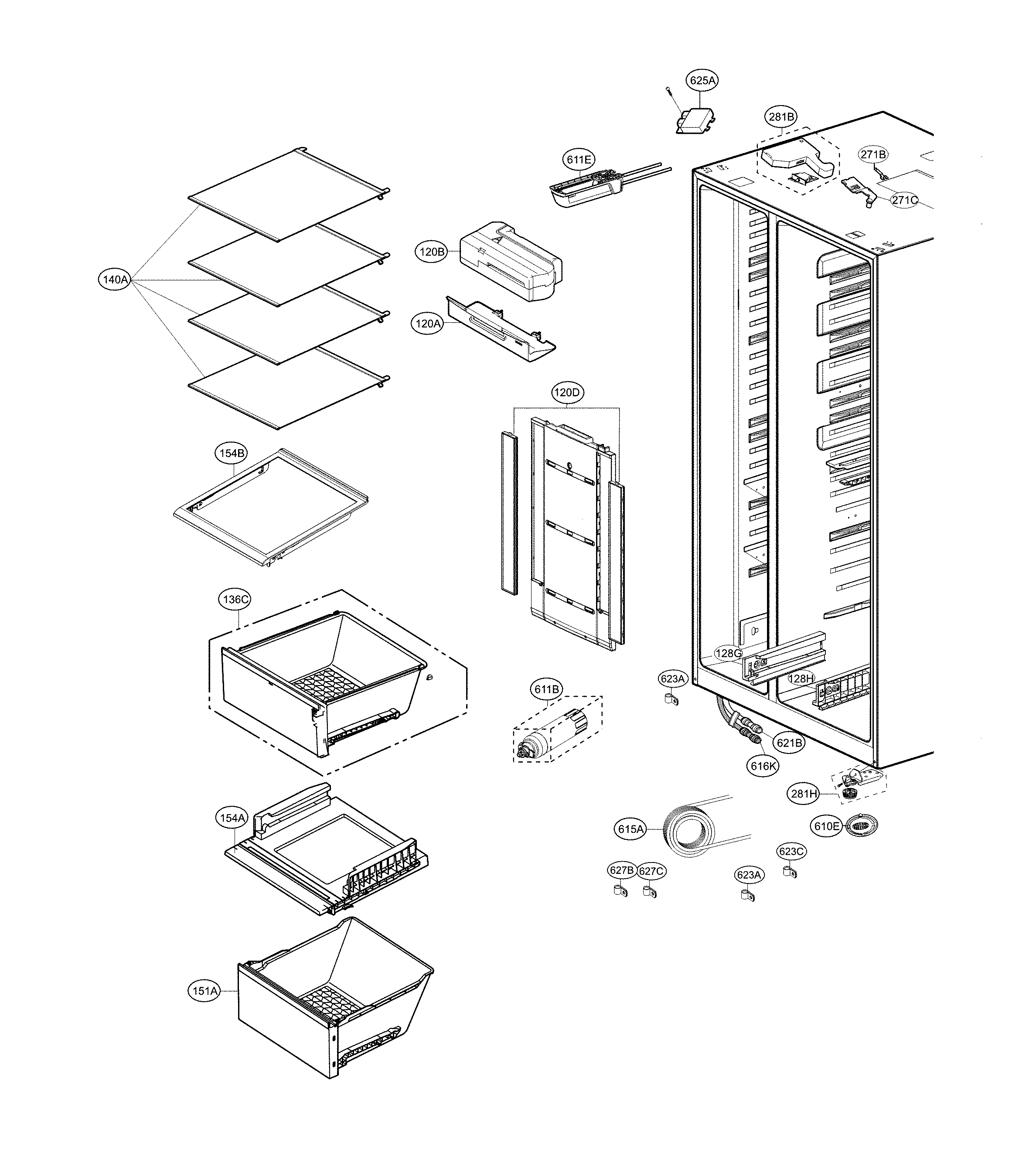 Refrigerator parts