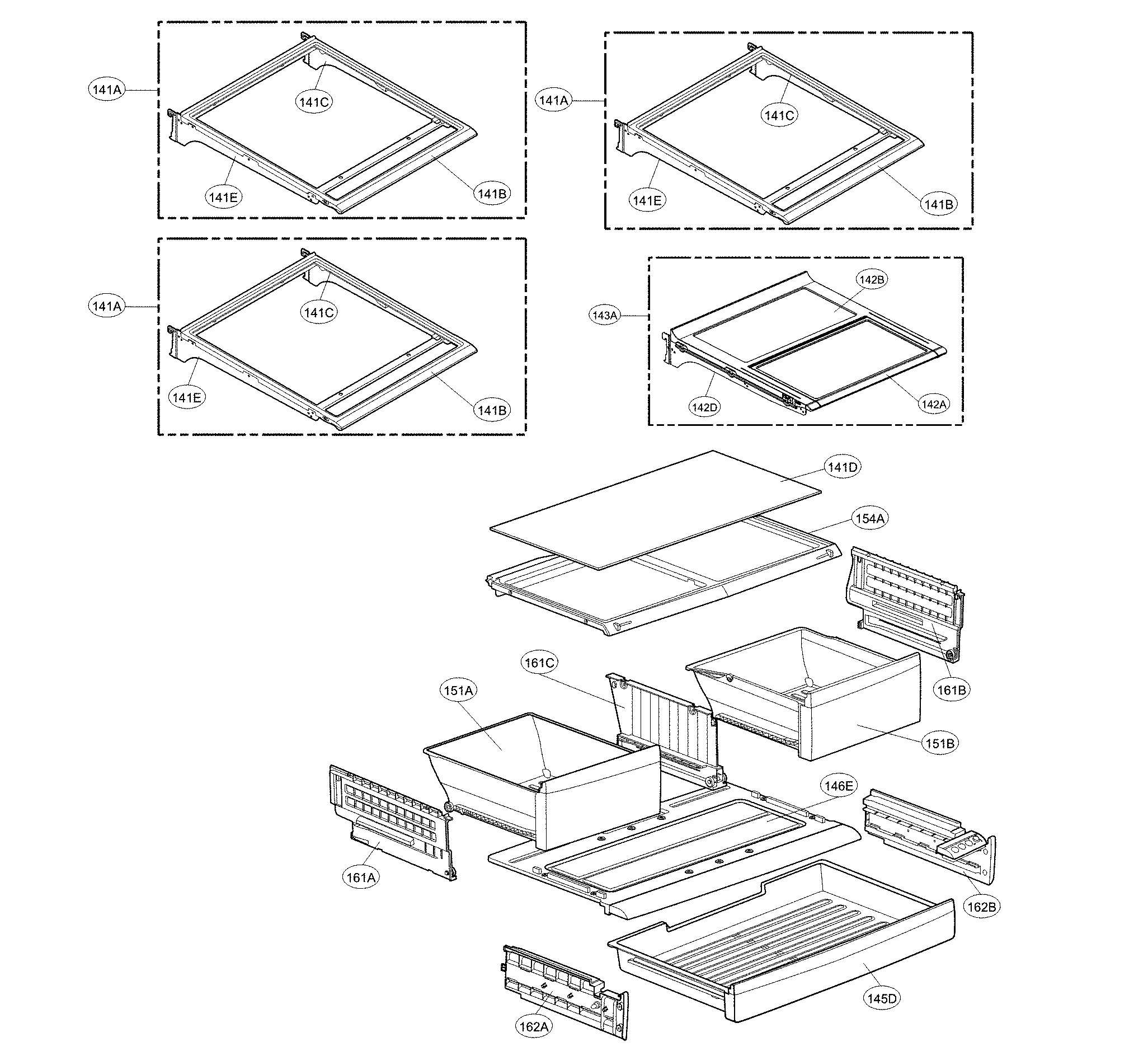 Refrigerator parts