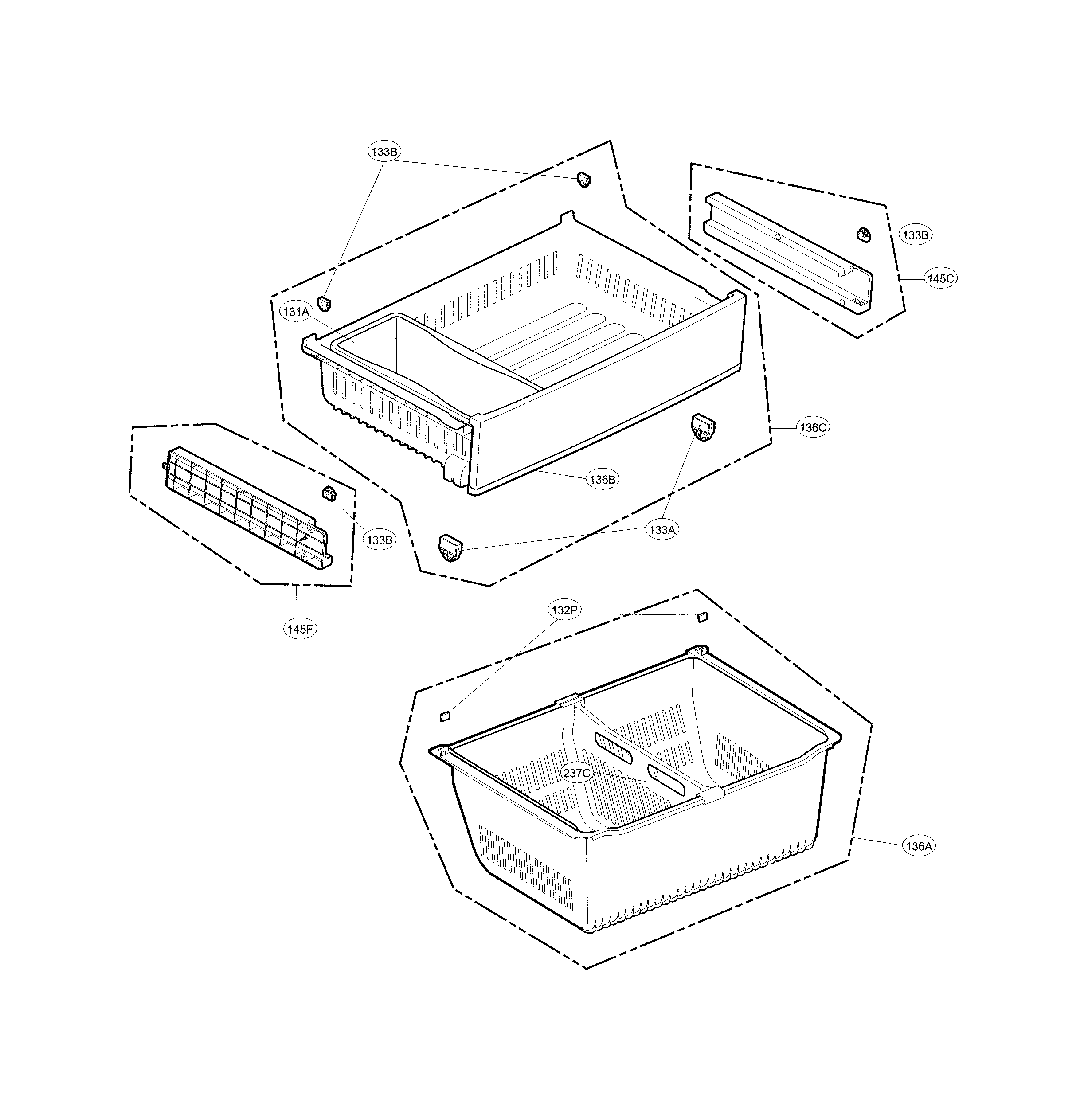 Freezer parts