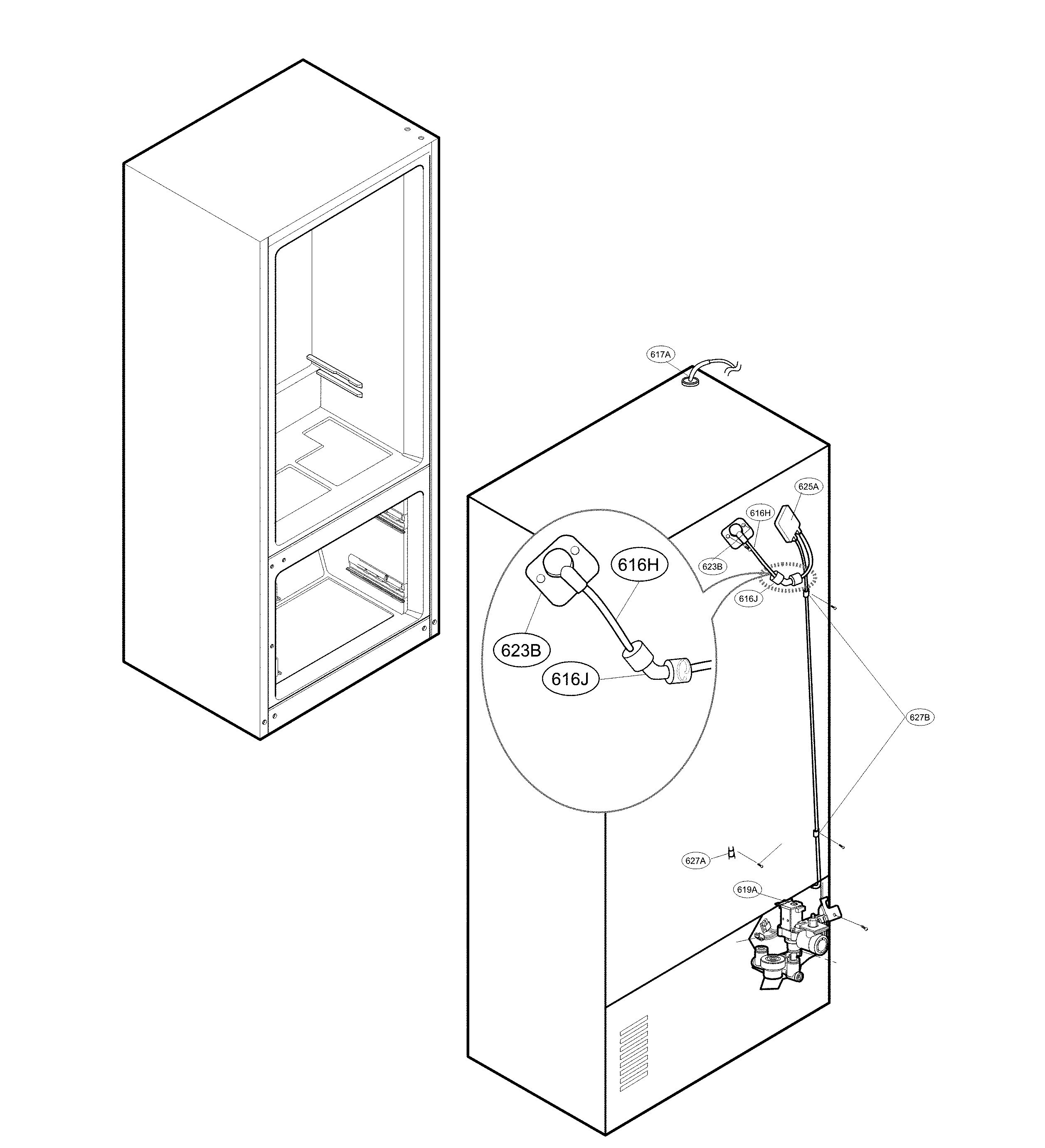 Valve and water parts