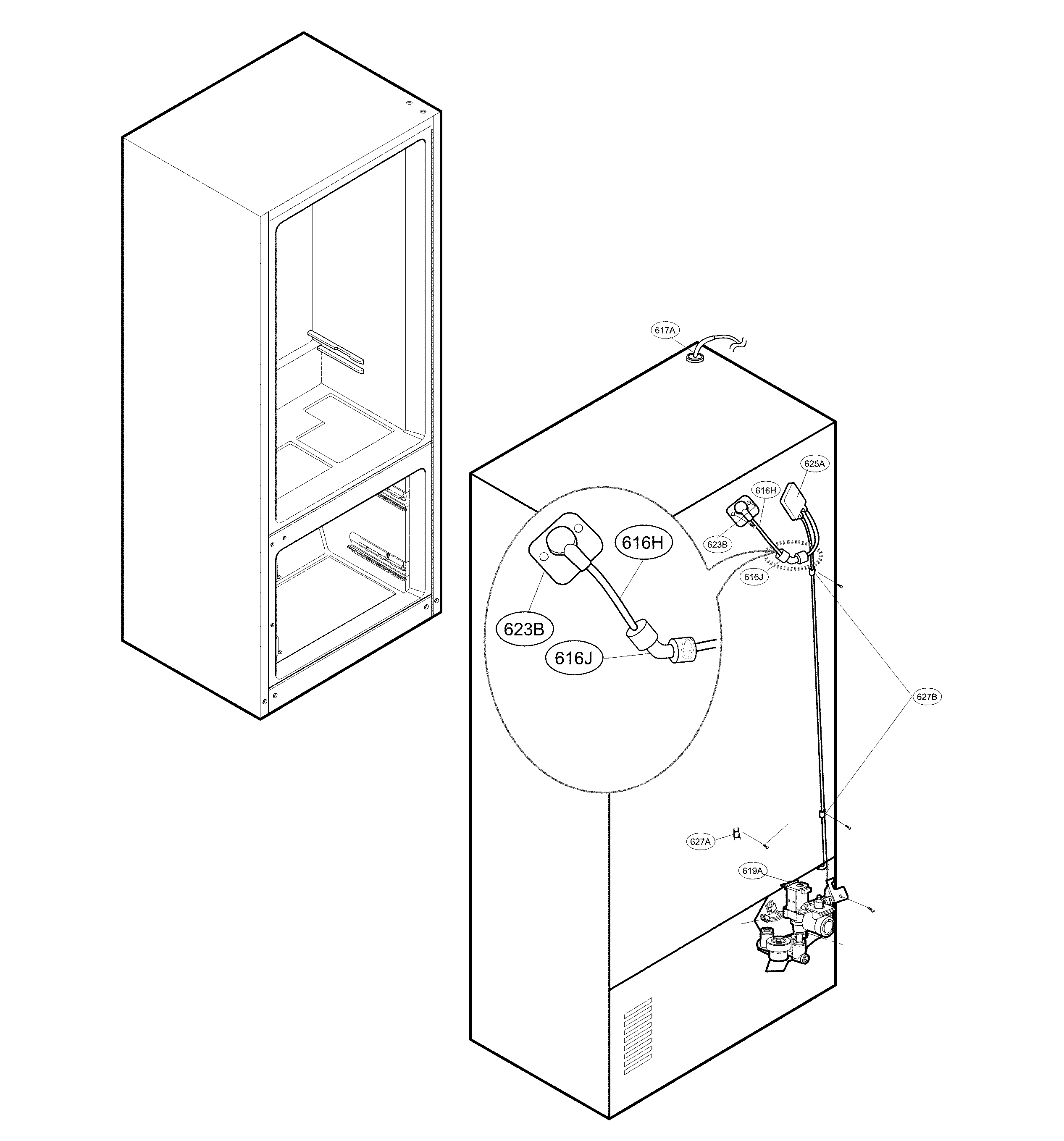 Valve and water parts
