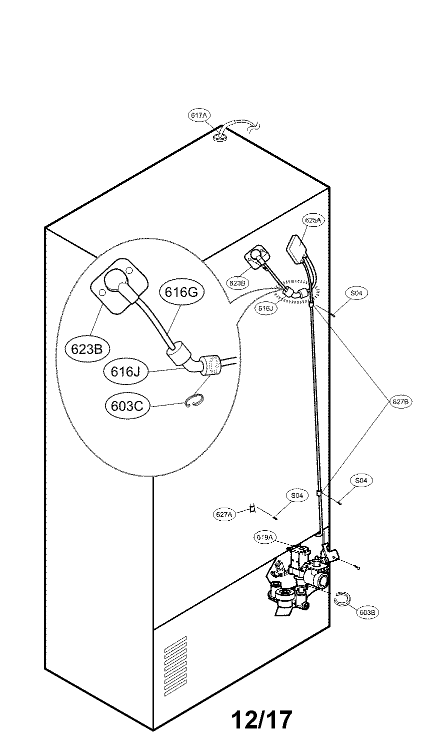 Valve and water parts