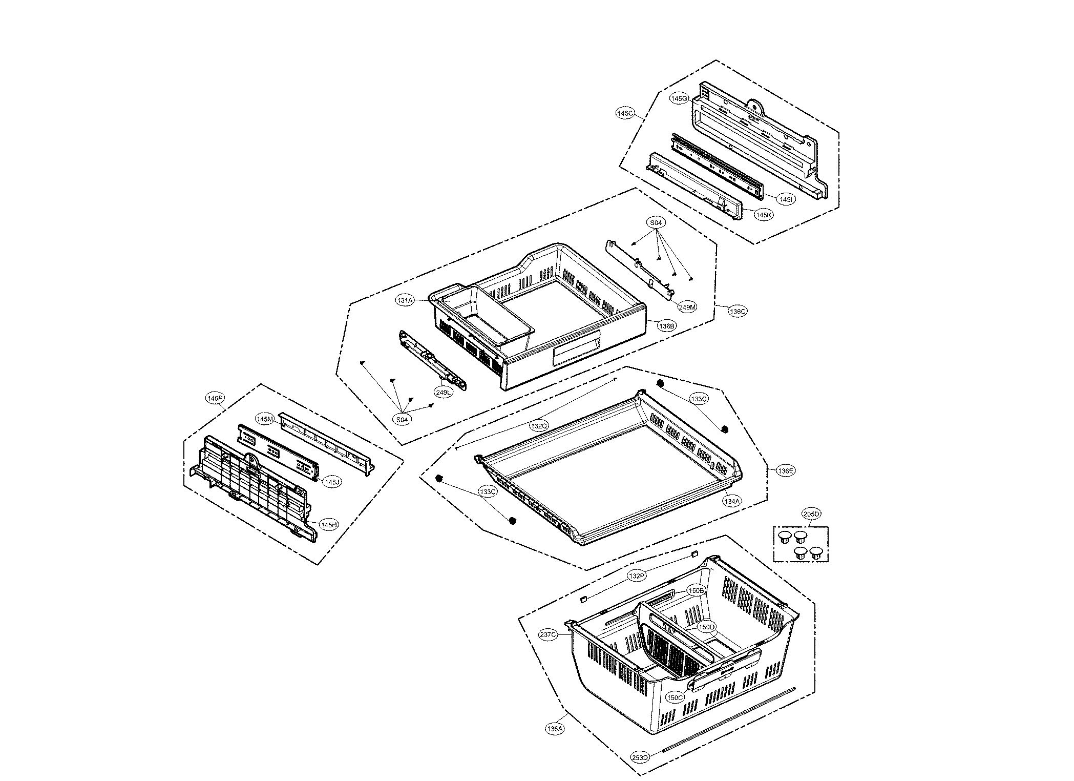 Freezer parts