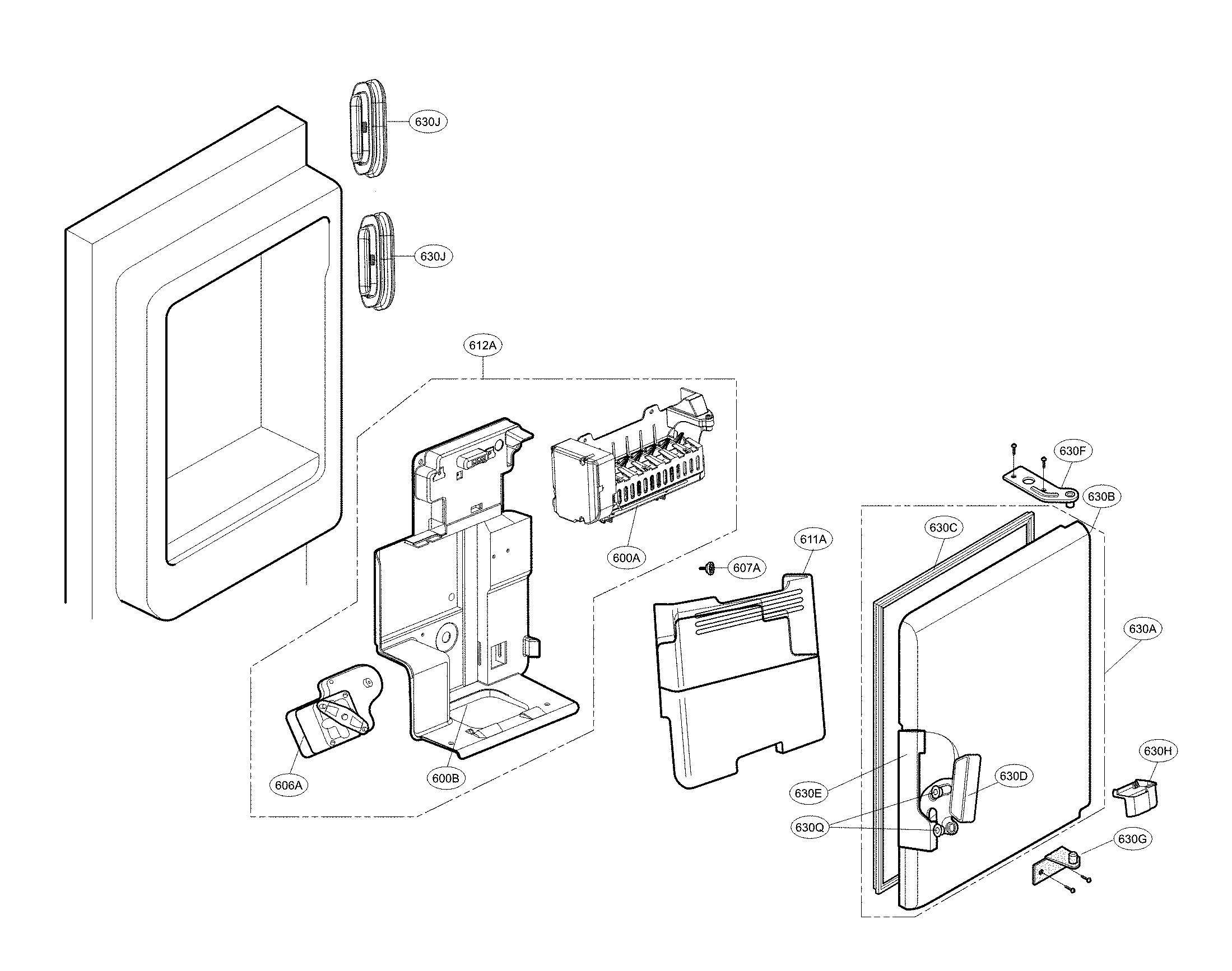 Ice maker parts