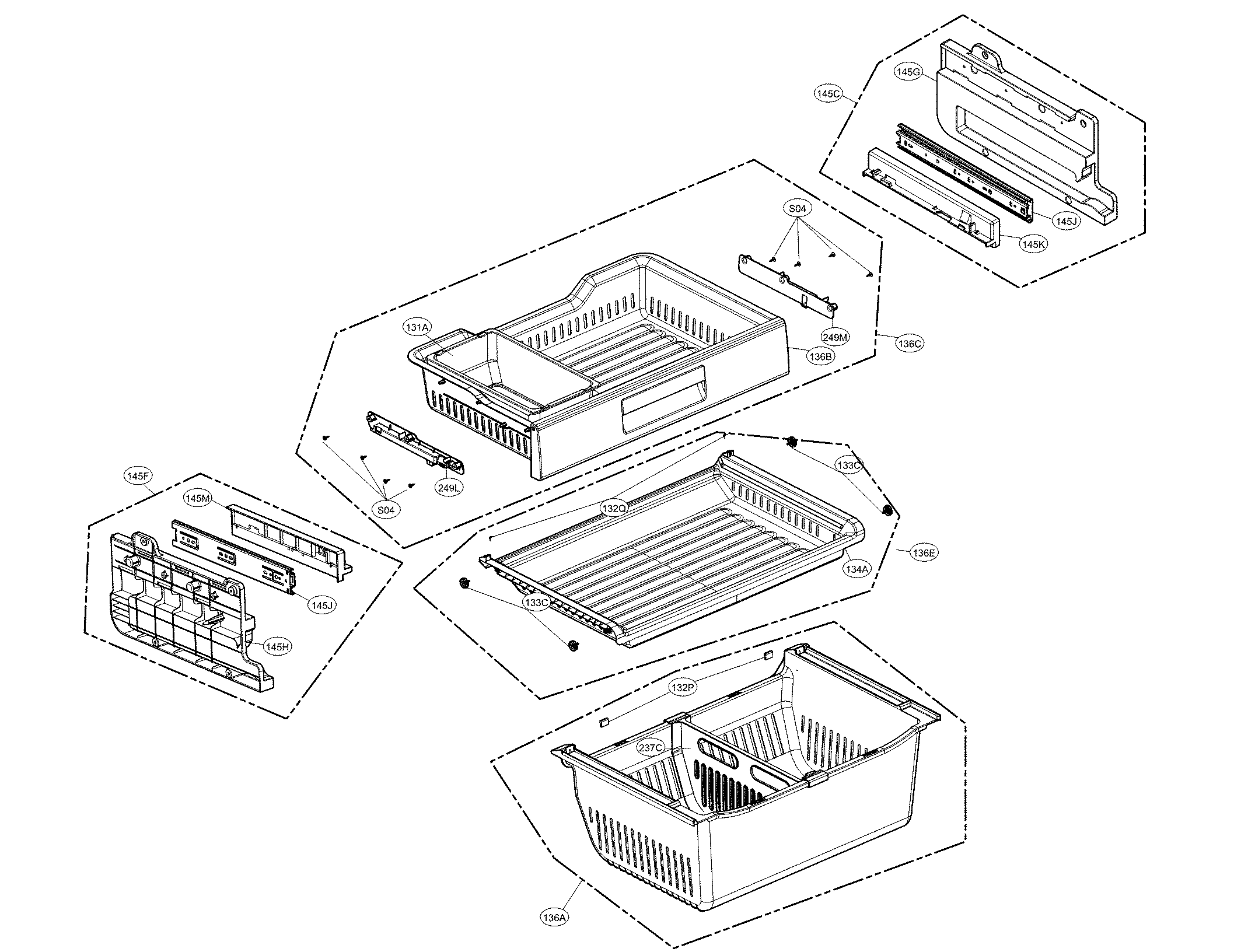 Freezer parts