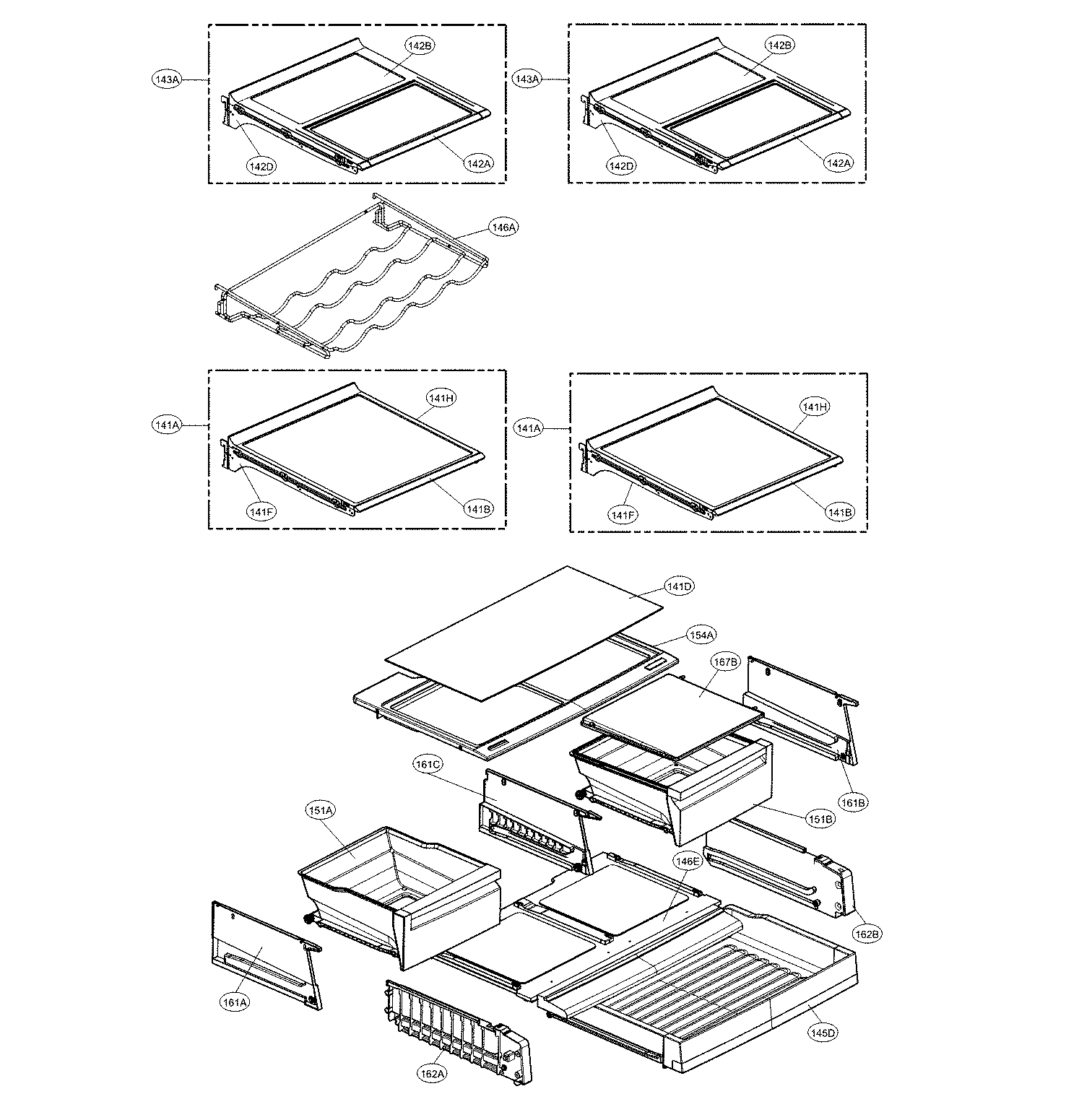 Refrigerator parts