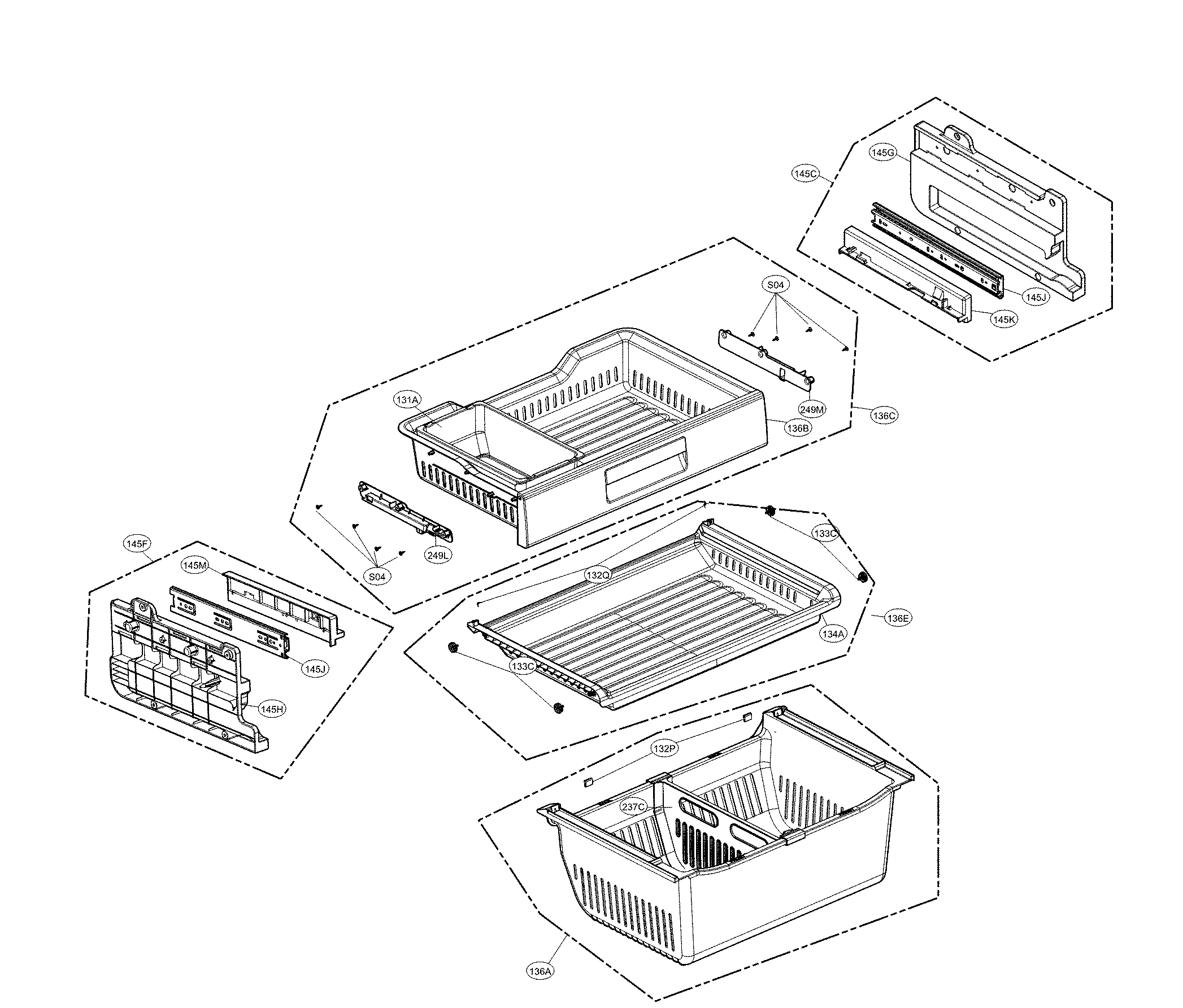 Freezer parts