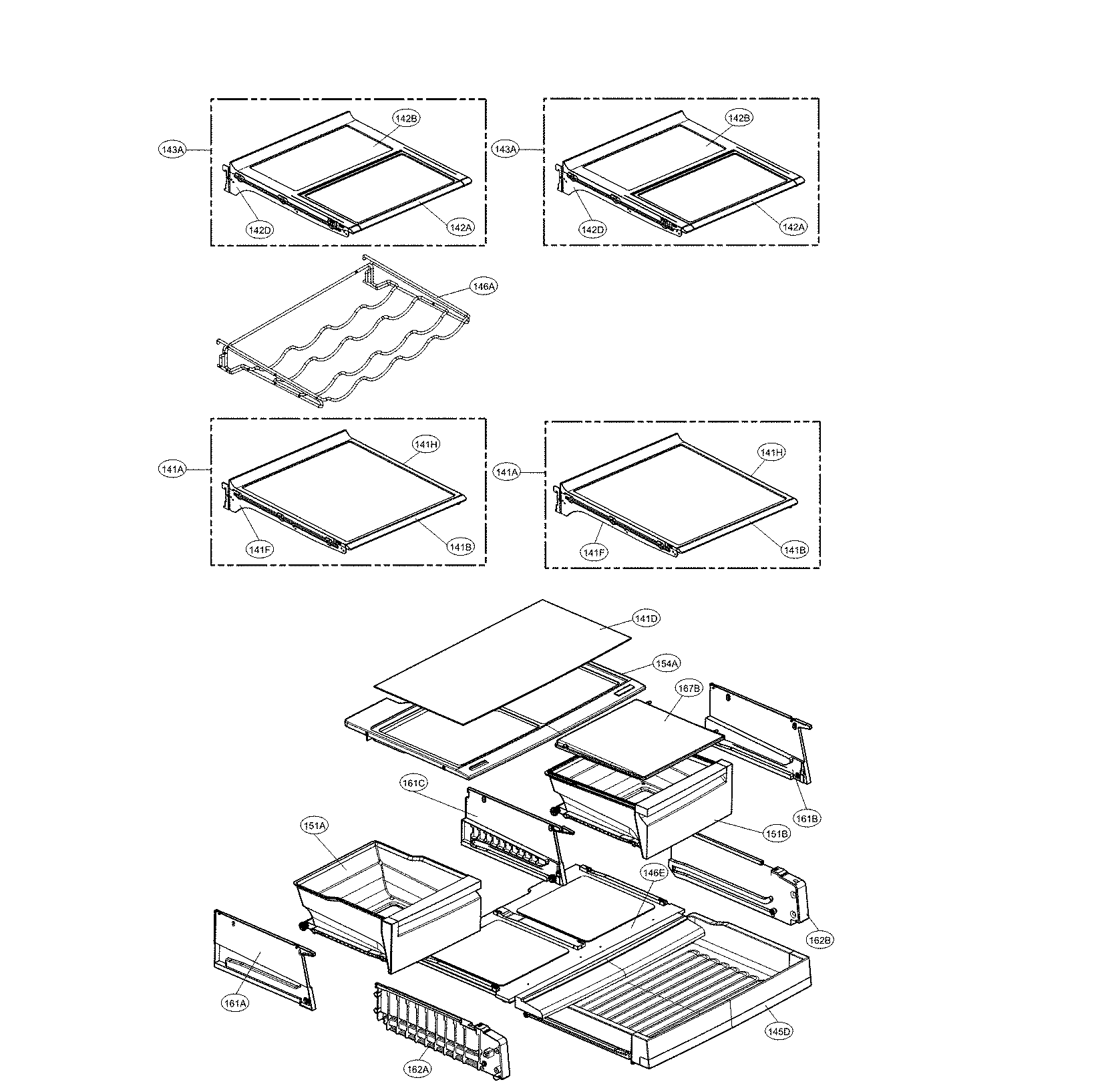 Refrigerator parts