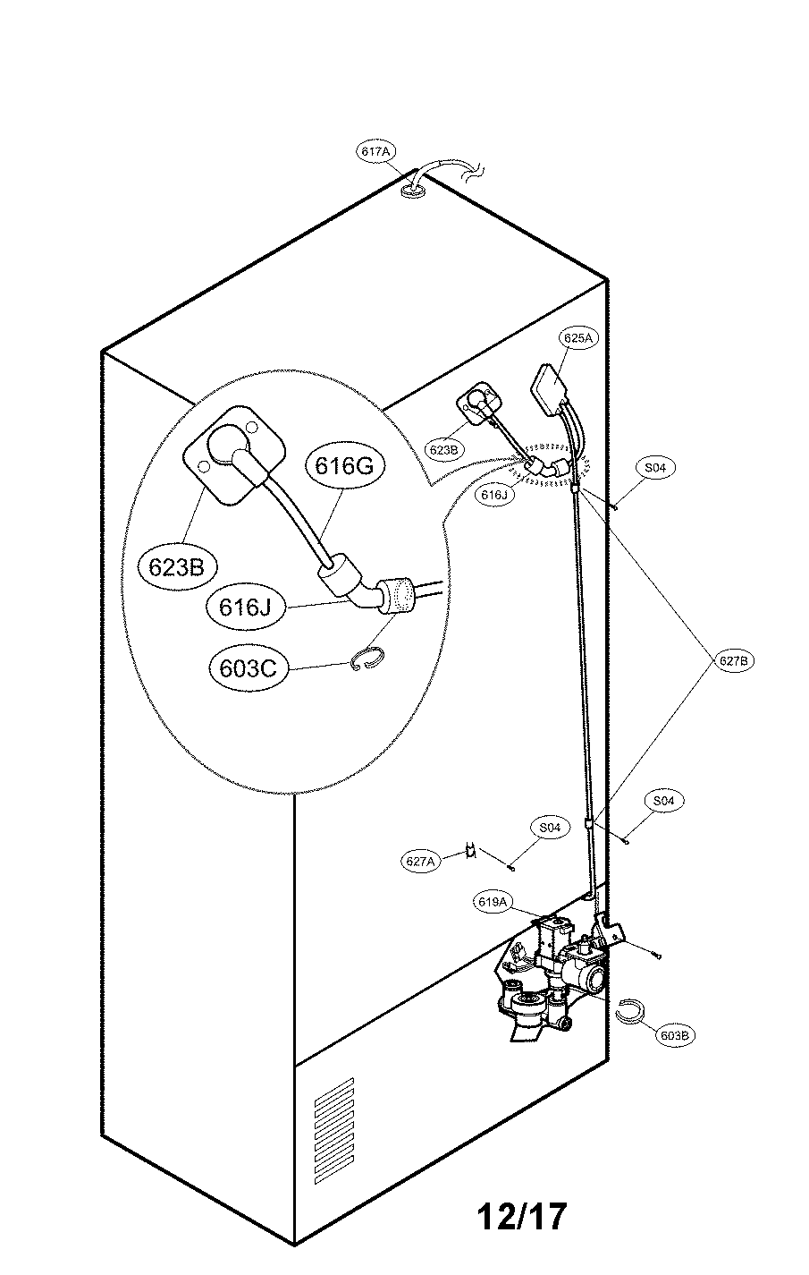 VALVE AND WATER PARTS