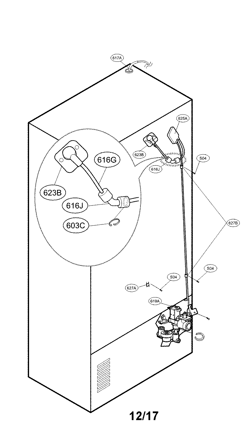 Valve and water parts