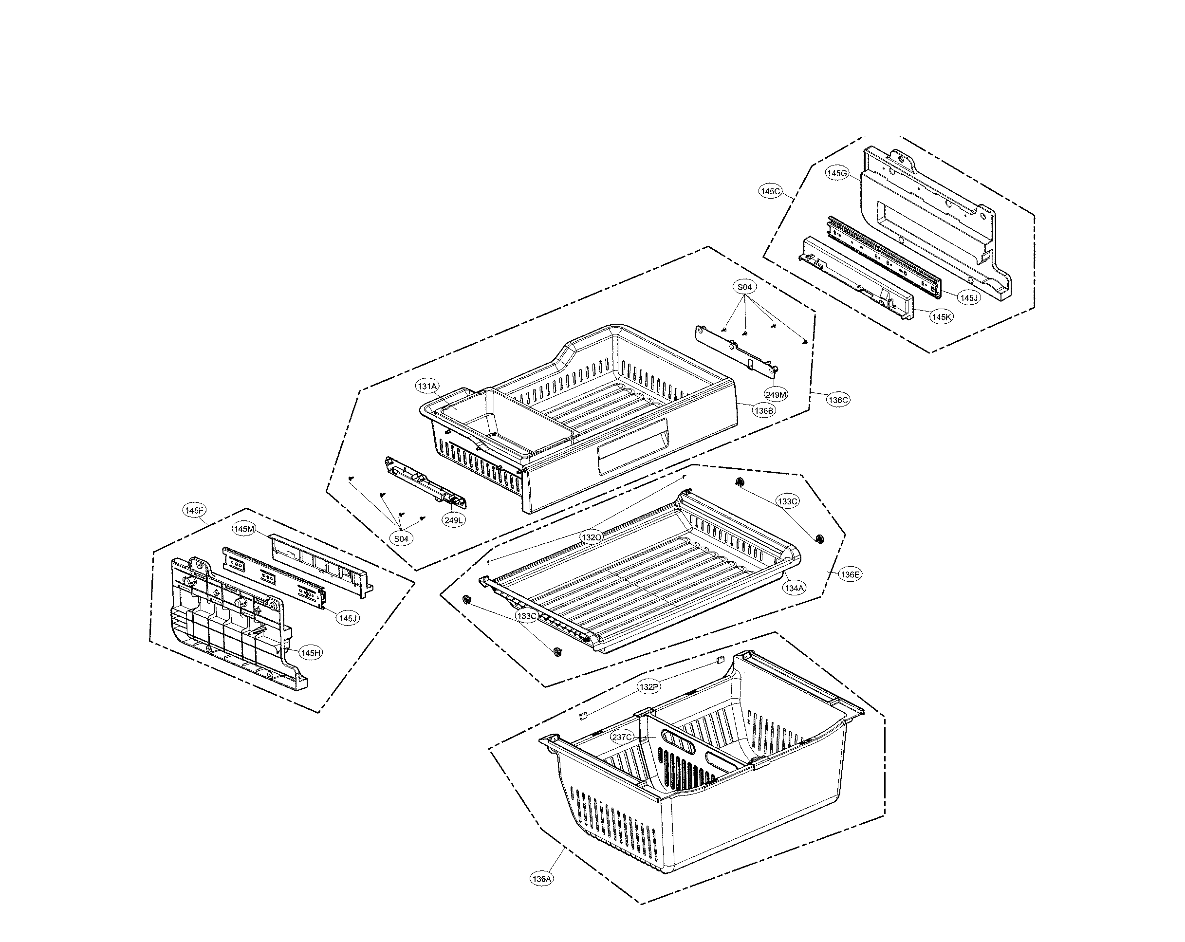 Freezer parts