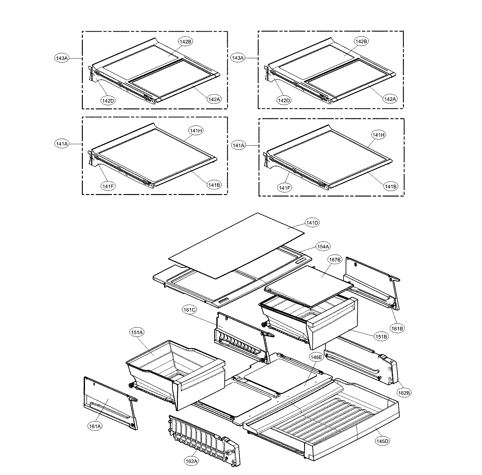 Refrigerator parts