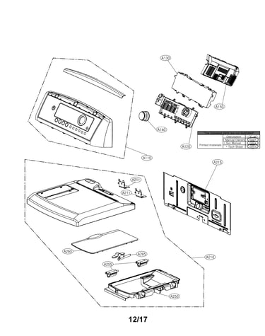 Control panel parts