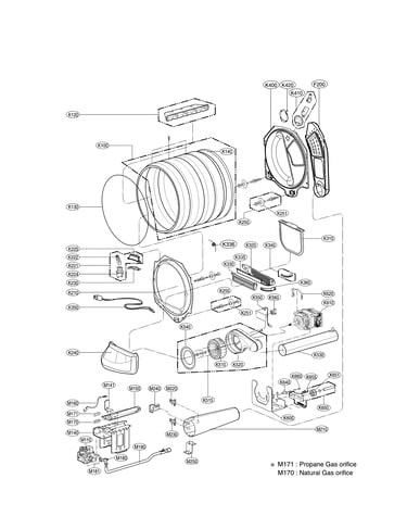 Drum and motor parts