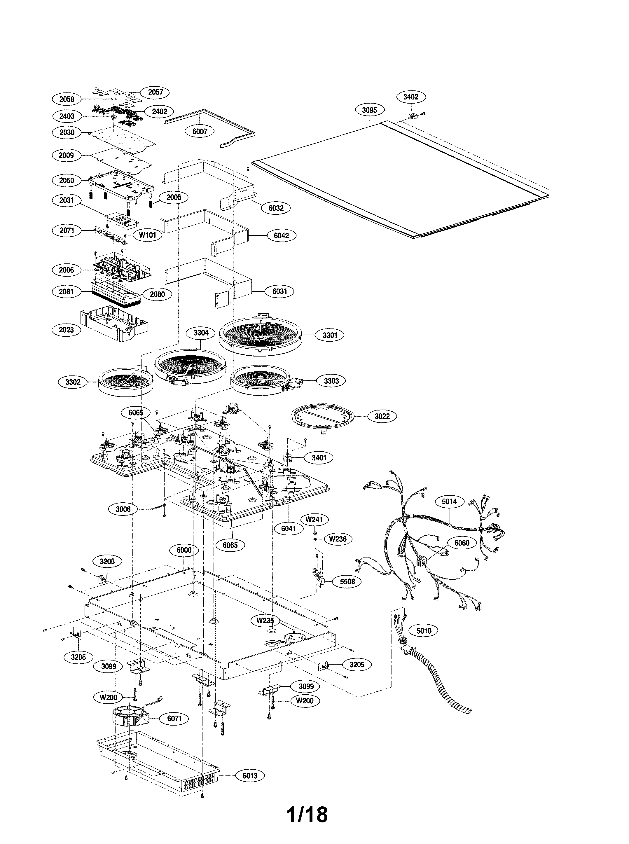 Exploded view parts