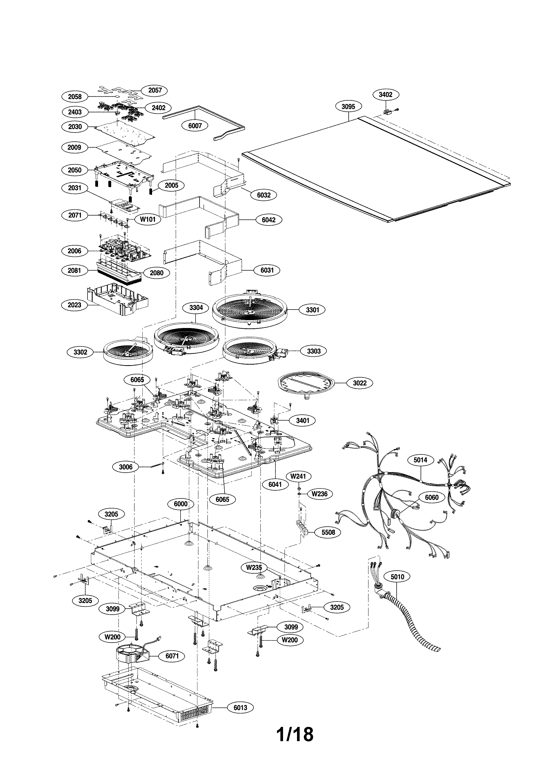 Exploded view parts