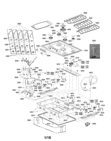 Exploded view parts
