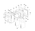 LG LSSE3026ST/00 door parts diagram