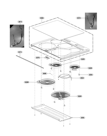 Cooktop parts