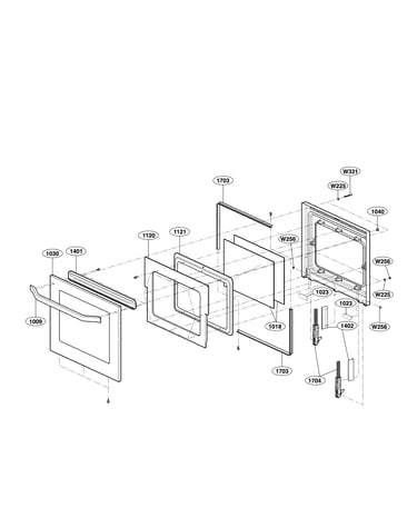 Lower door parts