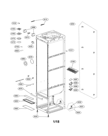 Exploded view parts