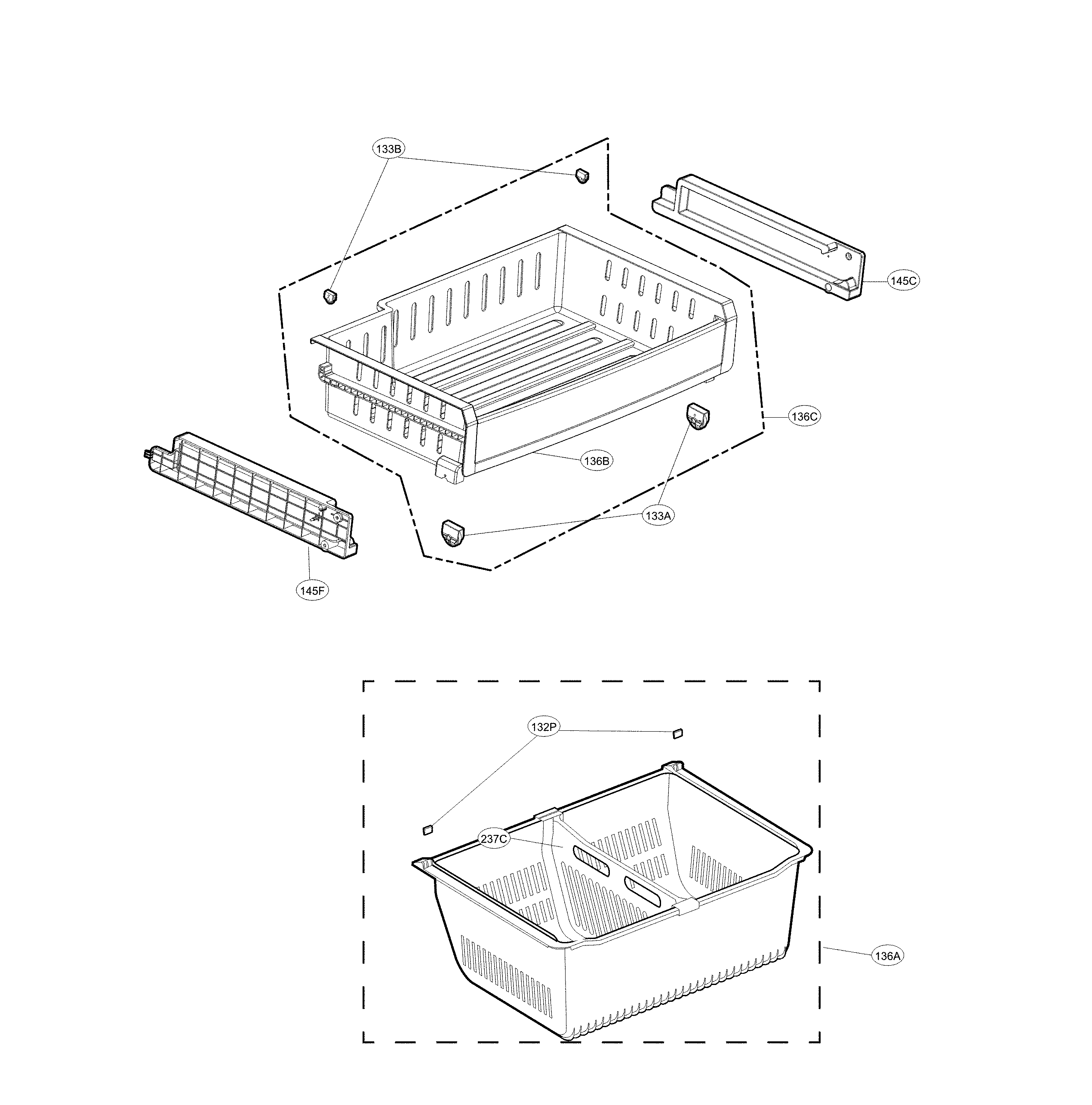Freezer parts