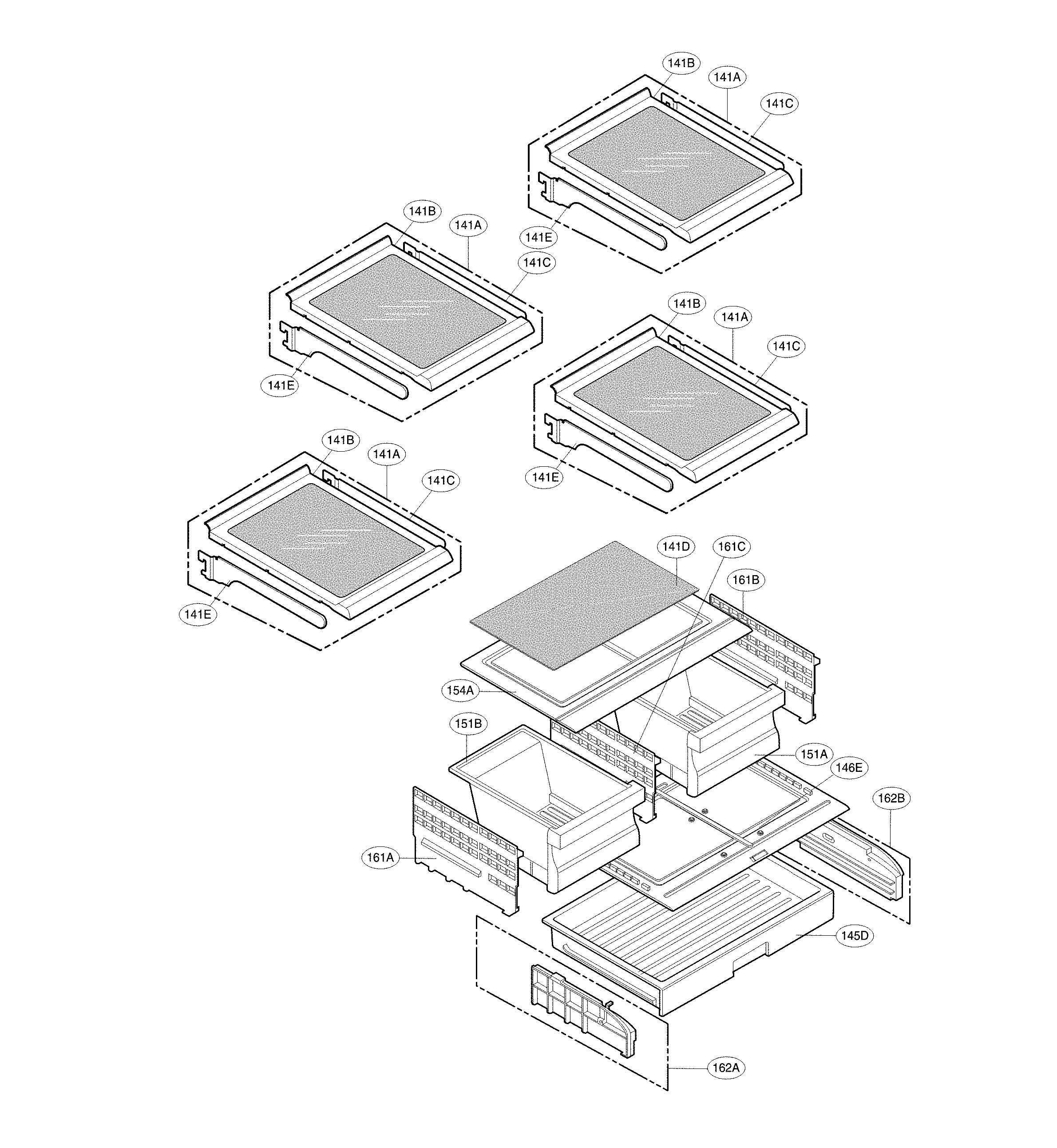 Refrigerator parts