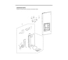 LG LFX25974SB/04 dispenser parts diagram