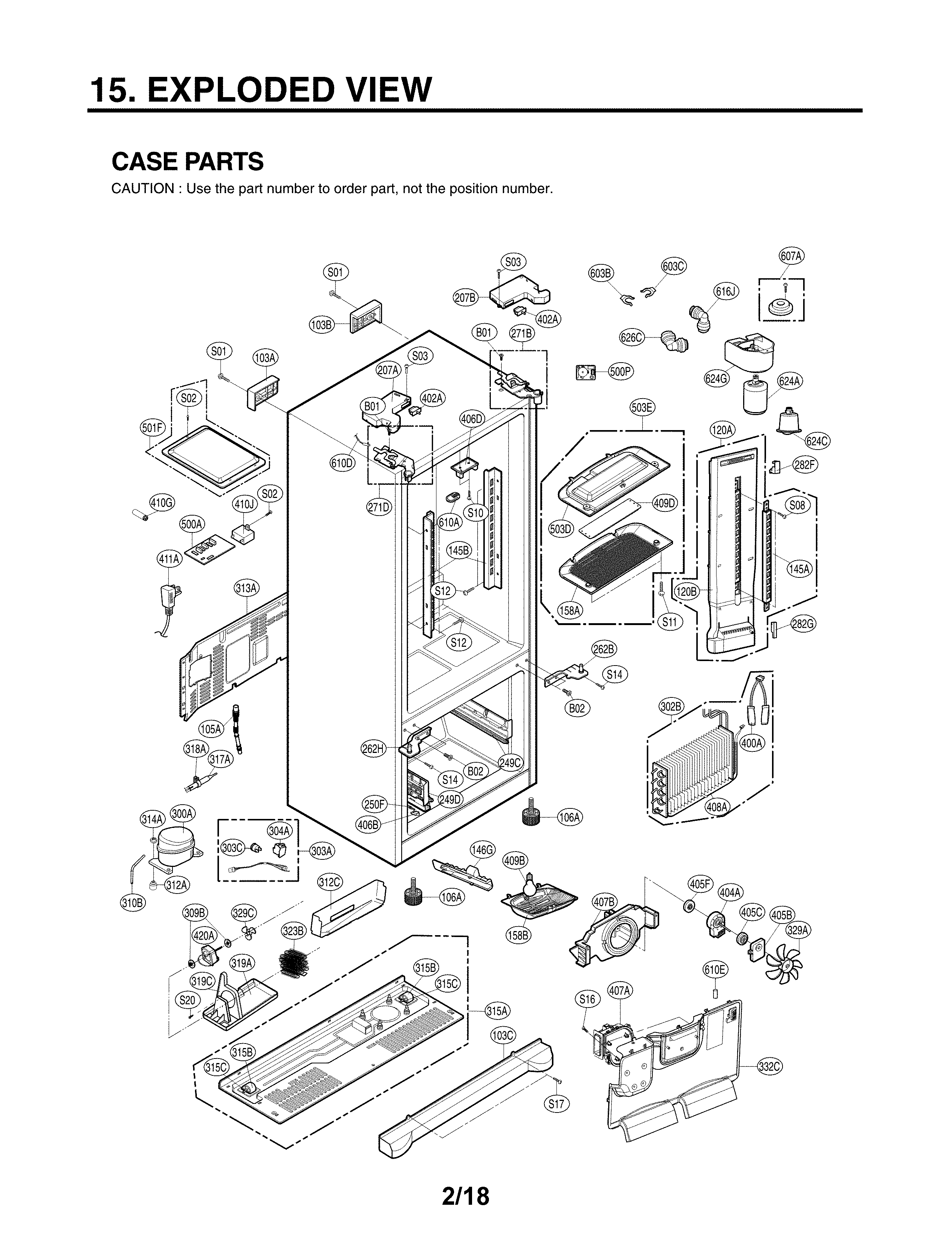 Case parts