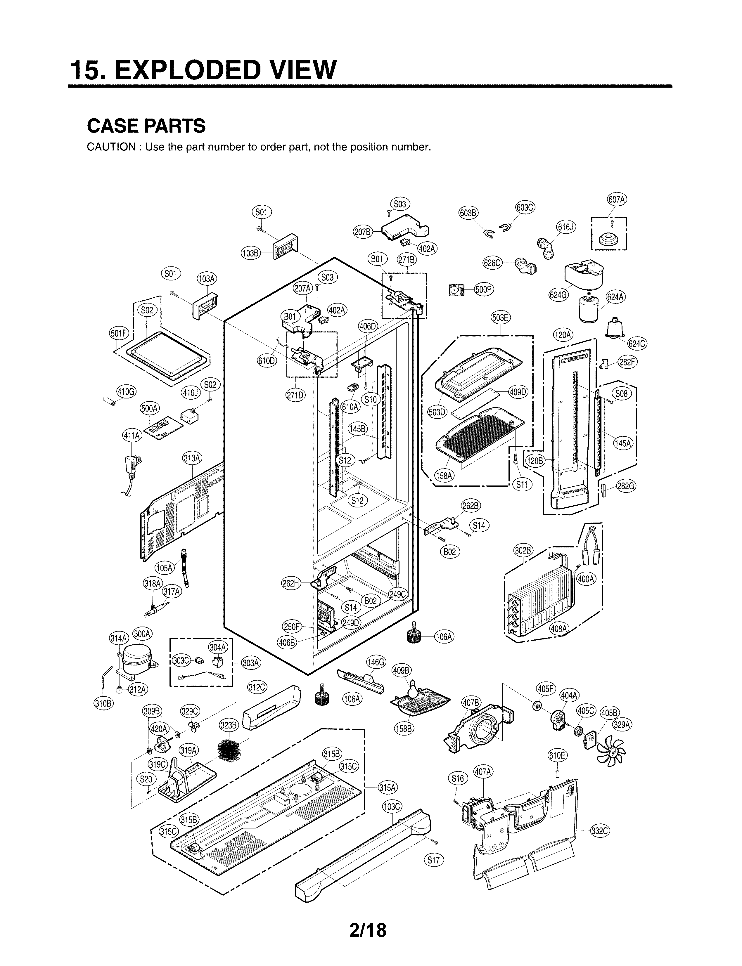Case parts