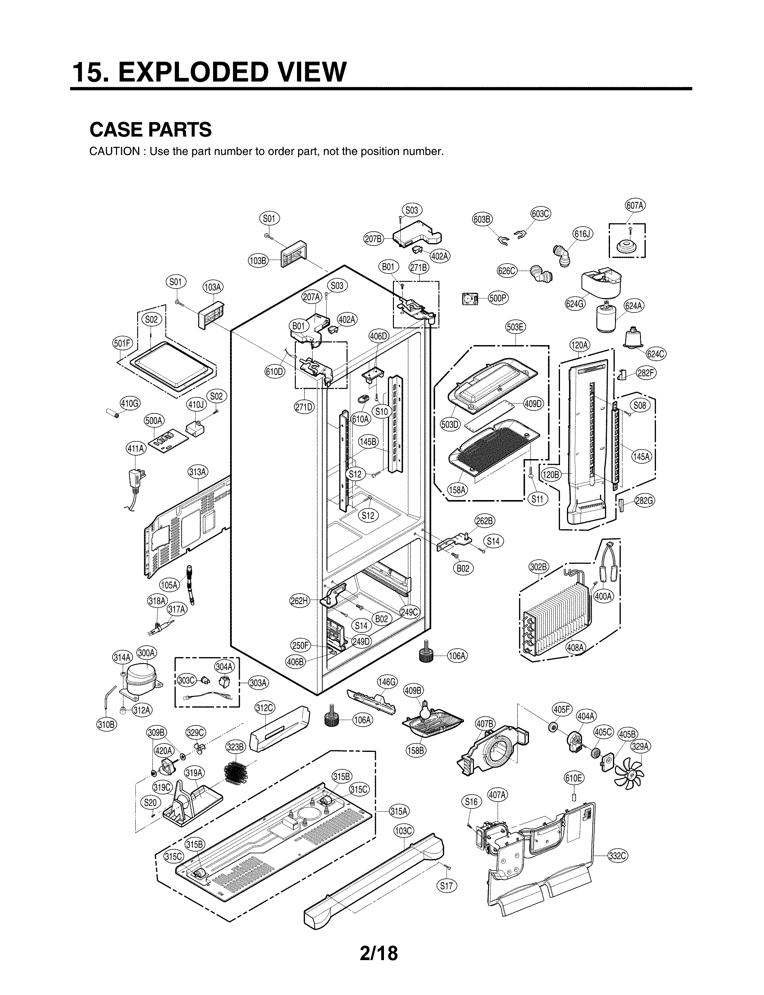 Case parts