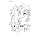 LG LFX25974SW/04 case parts diagram