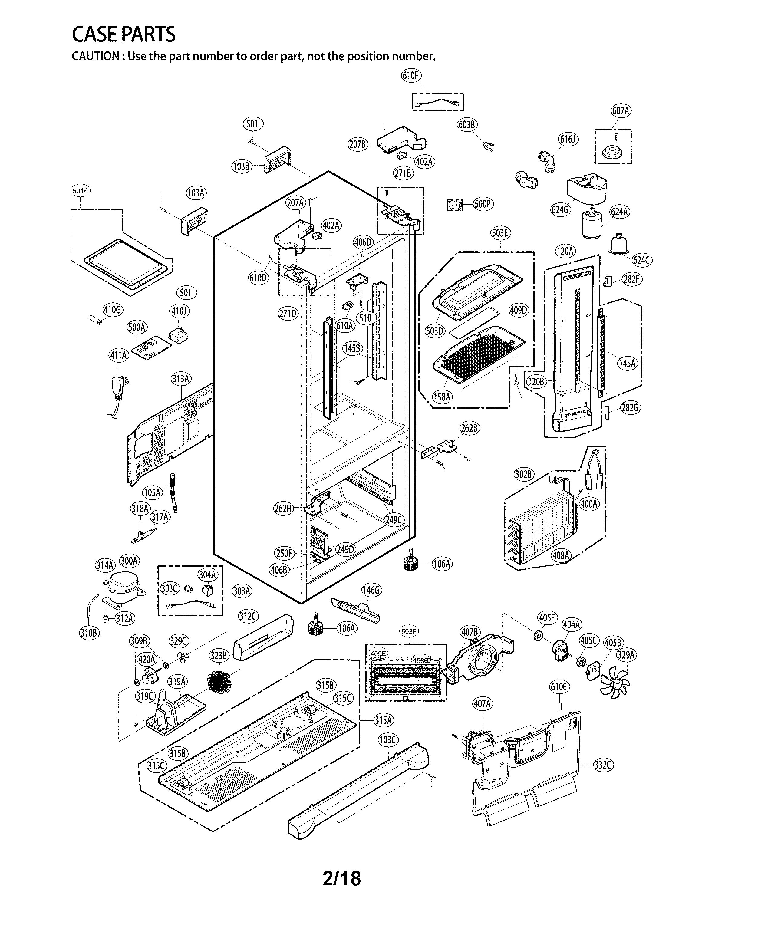 Case parts