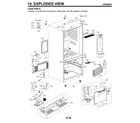 LG LDCS24223B/00 case parts diagram