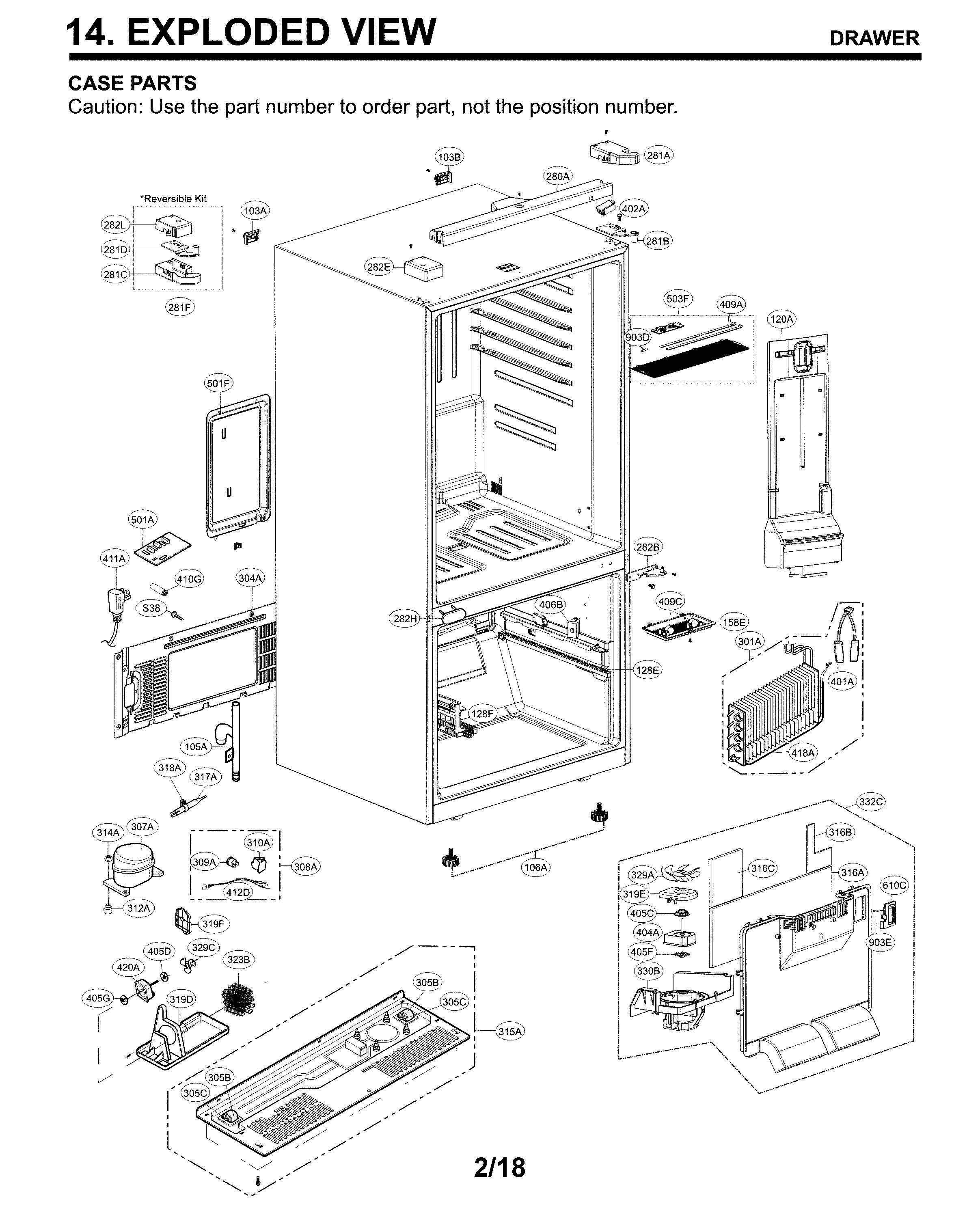 Case parts