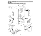 LG LDCS24223W/00 case parts diagram
